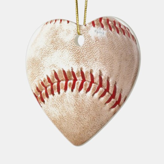 Baseball Keramikornament (Links)