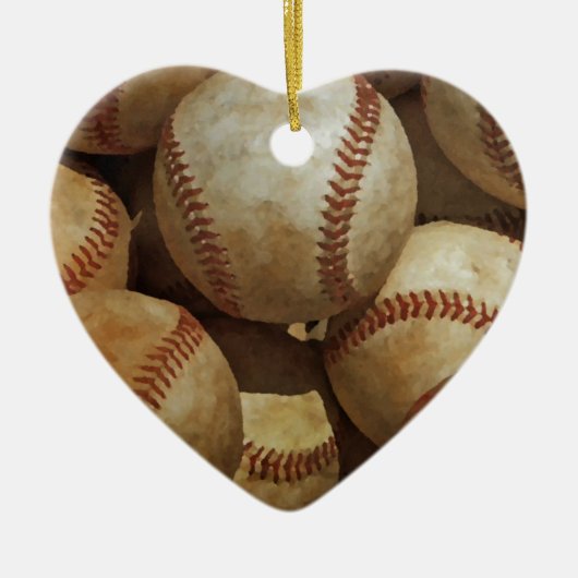 Baseball Keramikornament (Vorne)