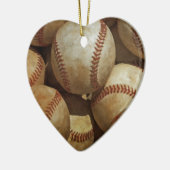 Baseball Keramikornament (Links)