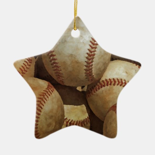 Baseball Keramikornament (Vorne)