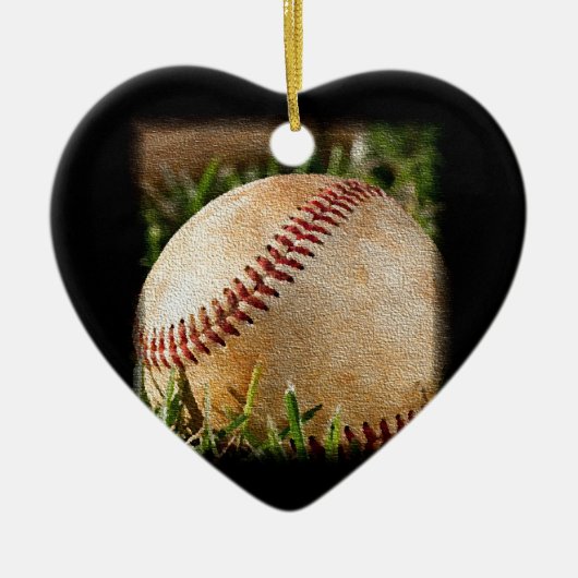 Baseball Keramikornament (Vorne)