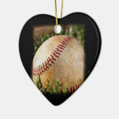 Baseball Keramikornament (Links)