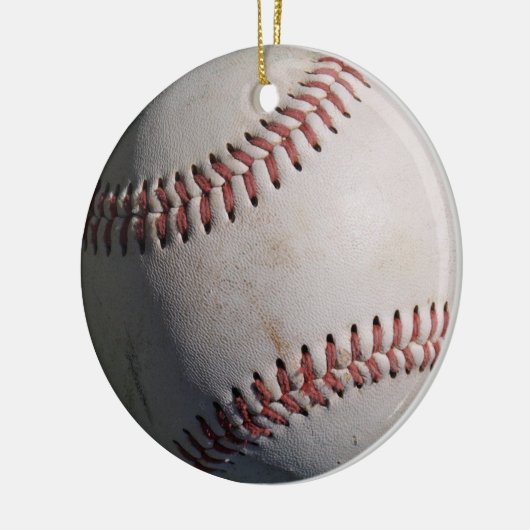 Baseball Keramikornament (Links)
