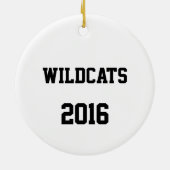 Baseball Keramikornament (Hinten)