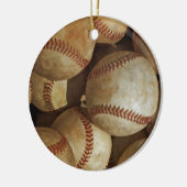Baseball Keramikornament (Links)