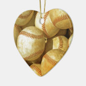 Baseball Keramikornament (Links)