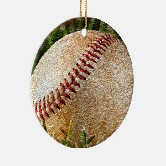 Baseball Keramikornament (Rechts)