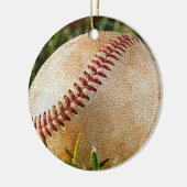 Baseball Keramikornament (Links)