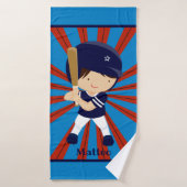 Baseball Kid Handtuch für Kleinkinder Badehandtuch (Badehandtuch)