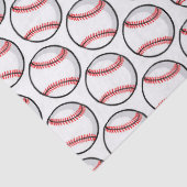 Baseball-Kinder Sportteam Fanclub Party Spaß Seidenpapier (Detail)