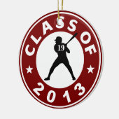 Baseball-Klasse 2013 Keramikornament (Links)