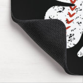Baseball Kleeblatt St Patricks Day Pitcher Hitter  Mousepad (Ecke)