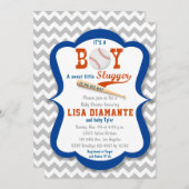 Baseball-kleine Einladung (Vorne/Hinten)