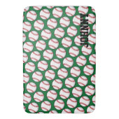 Baseball Kleine Liga Kinder heißen Sportdekoration Badematte (Vorderseite Vertikal)