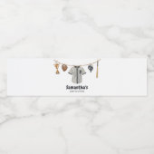 Baseball Kleine Slugger Babydusche Wasserflaschenetikett (Einzelnes Label)