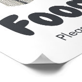 Baseball Kleiniges Gepäck Babydusche Nahrung Poster (Ecke)