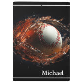 Baseball Klemmbrett (Rückseite)