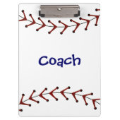 Baseball-Klemmbrett Klemmbrett (Vorderseite)