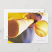 Baseball kontaktieren postkarte (Vorne/Hinten)