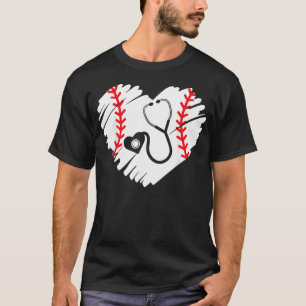Baseball Krankenschwester Registrierte Krankenschw T-Shirt