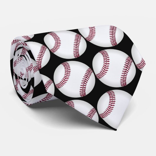 Baseball Krawatte (Gerollt)