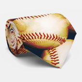 BASEBALL Krawatte (Gerollt)
