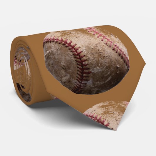 Baseball-Krawatte Krawatte (Gerollt)