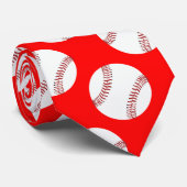 Baseball-Krawatte Krawatte (Gerollt)