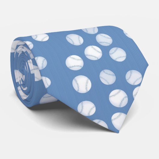 Baseball-Krawatte Krawatte (Gerollt)