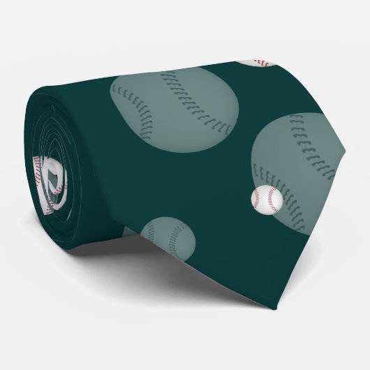 Baseball-Krawatte Krawatte (Gerollt)