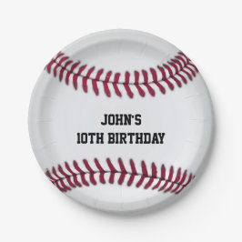 Baseball-kundenspezifischer PapierTeller