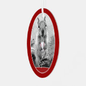 Baseball-Kundgebung Ornament Aus Metall (Vorderseite links)