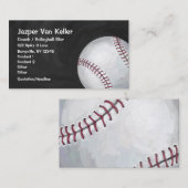 Baseball-Kunst-Front und Rückseite Visitenkarte (Vorne/Hinten)