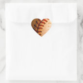 Baseball-Kunst Herz-Aufkleber (Tasche)