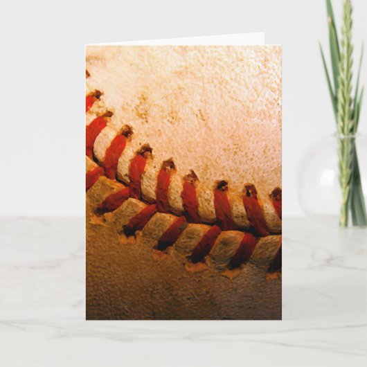 Baseball-Kunst Karte (Vorderseite)