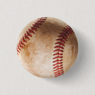 Baseball-Kunst Vintage Button