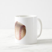 Baseball-Kunst Vintage Kaffeetasse (VorderseiteRechts)