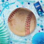 Baseball-Kunst Vintage Pappteller (Party)