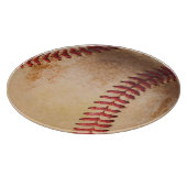 Baseball-Kunst Vintage Schneidebrett (Ecke)