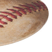 Baseball-Kunst Vintage Schneidebrett (Ecke)