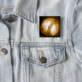 Baseball-Kunstwerk Button (Beispiel)