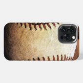 Baseball-Kunstwerk iPhone Hülle (Rückseite (Horizontal))