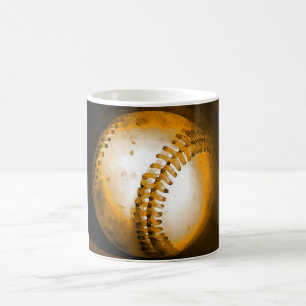 Baseball-Kunstwerk Kaffeetasse