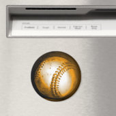 Baseball-Kunstwerk Magnet (In Situ (Geschirrspüler))