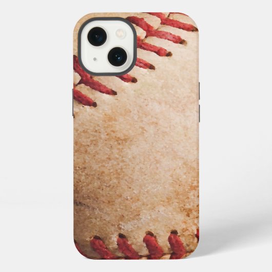 Baseball-Kunstwerke iPhone Hülle (Rückseite)
