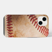 Baseball-Kunstwerke iPhone Hülle (Rückseite (Horizontal))