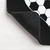 Baseball-Laces Fußball Muster Herz Ball Mama Mousepad (Ecke)