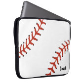 Baseball-Laptop-Sleeve Laptopschutzhülle (Vorne Rechts)