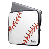Baseball-Laptop-Sleeve Laptopschutzhülle (Vorderseite Links)