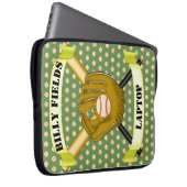 Baseball-Laptop-Sleeve Laptopschutzhülle (Vorne Rechts)